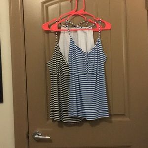 2 old navy tanks